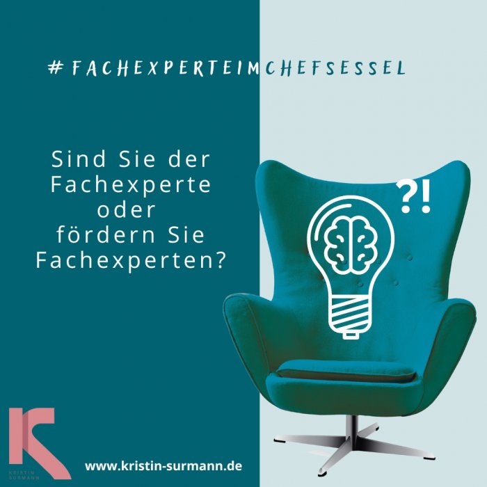 Chefsessel und Fachexperte