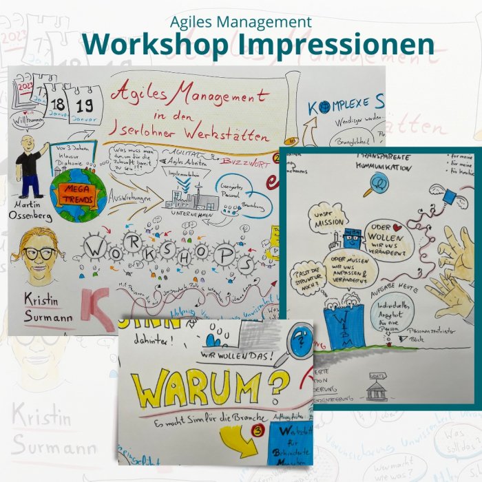 Workshop Impressionen mit Iserlohner Werkstätten gGmbH